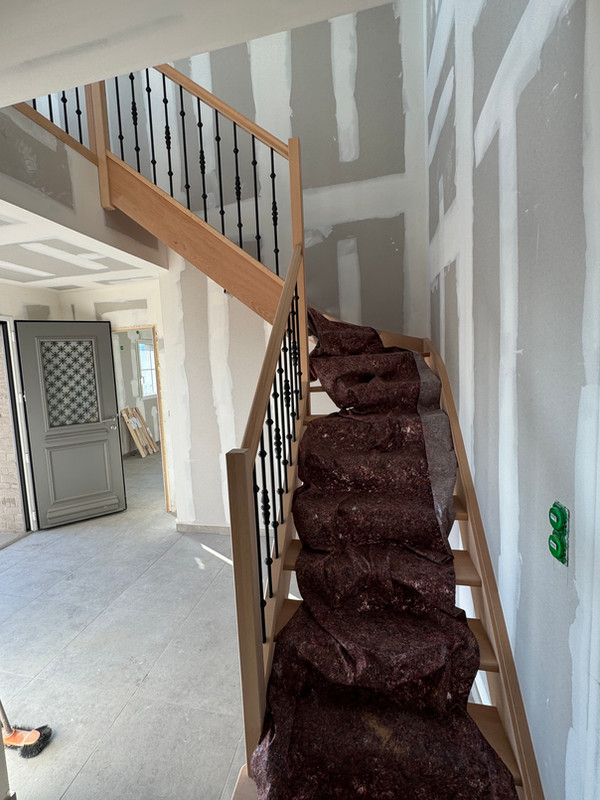 Escalier sur mesure bois hêtre